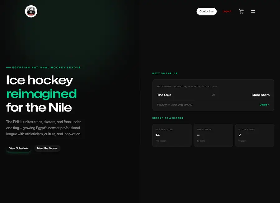 Egyptian National Hockey League case study
